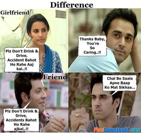girlfriend vs friends funny hindi jokes jokes funny funny hindi jokes ...